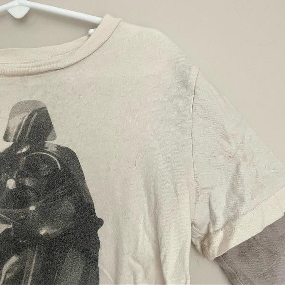 GAP Junk Food Collaboration Star Wars Darth Vader Long Sleeved Tee Small 6-7 - Picture 6 of 8